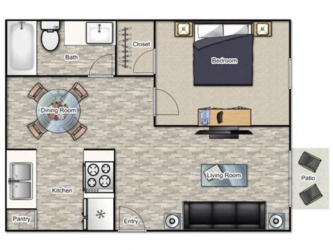 The Dogwood Renovated Floor Plan The Dogwood Renovated Floor Plan at Parkside Sandy Springs, Georgia